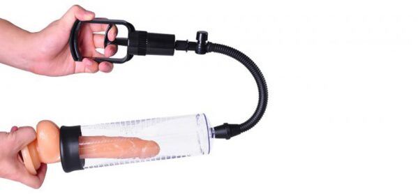 Increase penis with vacuum pump